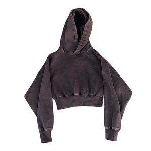 ARITZIA TNA Cropped Hoodie Brown XXS